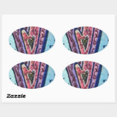 Faith Glitter Hearts Love Labels Art Stickers (Vel)