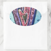 Faith Glitter Hearts Love Labels Art Stickers (Tas)