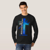 Faith God Jesus ALS Warrior ALS Fighter ALS T-shirt (Voorkant volledig)