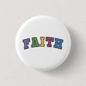 Faith Good Vrijdag Pasen Ronde Button 3,2 Cm (Voorkant)
