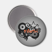 FAITH Graffiti Art Magneet (Voorkant / Achterkant)