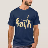 FAITH Graphic Donkerblauw T-shirt (Voorkant)