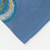 Faith Guardian Angel Art Custom Fleece Deken (Hoek)