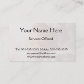 Faith Guardian Angel Visitekaartje (Achterkant)