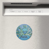 Faith Guardian Angel Word Custom Magnet (Insitu (Vaatwasser))