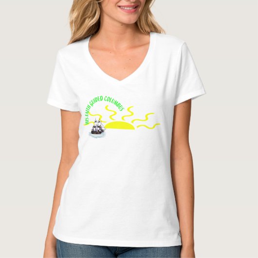 Faith Guided Columbus - T-shirt (Voorkant)