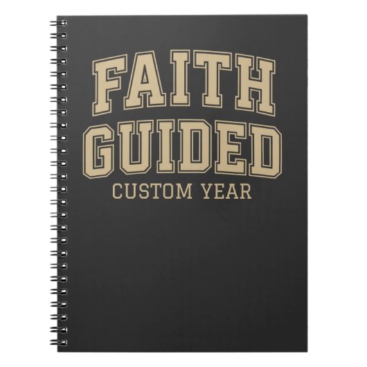 Faith Guided Custom Year Notitieboek (Voorkant)