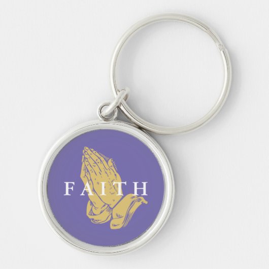 Faith Hands of Prayer Sleutelhanger (Voorkant)