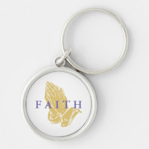 Faith Hands of Prayer Sleutelhanger
