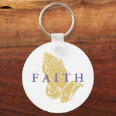 Faith Hands of Prayer Sleutelhanger (Voorkant)