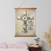 Faith Hangend Wandkleed (Slaapkamer)