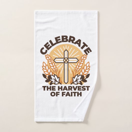 Faith Harvest Celebration – Inspirerend kunst Bad Handdoek (Handdoek)