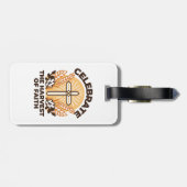 Faith Harvest Celebration – Inspirerend kunst Bagagelabel (Achterkant horizontaal)