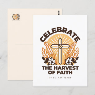 Faith Harvest Celebration – Inspirerend kunst Briefkaart