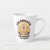 Faith Harvest Celebration – Inspirerend kunst Latte Mok (Rechts)