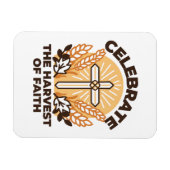 Faith Harvest Celebration – Inspirerend kunst Magneet (Horizontaal)