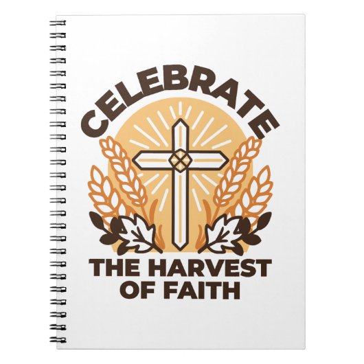 Faith Harvest Celebration – Inspirerend kunst Notitieboek (Voorkant)