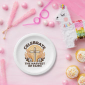 Faith Harvest Celebration – Inspirerend kunst Papieren Bordje (Feest)
