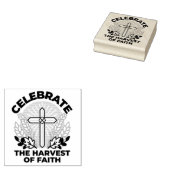 Faith Harvest Celebration – Inspirerend kunst Rubberstempel (Gestempeld)