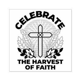 Faith Harvest Celebration – Inspirerend kunst Rubberstempel