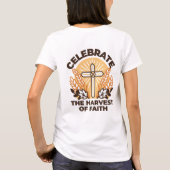 Faith Harvest Celebration – Inspirerend kunst T-shirt (Achterkant)