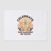 Faith Harvest Celebration – Inspirerend kunst Tissuepapier (Voorkant)