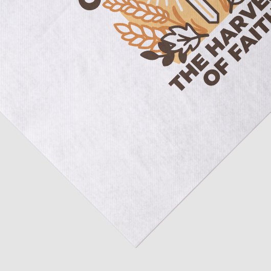 Faith Harvest Celebration – Inspirerend kunst Tissuepapier (Detail)