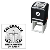 Faith Harvest Celebration – Inspirerend kunst Zelfinktende Stempel (In situ)