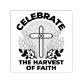 Faith Harvest Celebration – Inspirerend kunst Zelfinktende Stempel (Design)