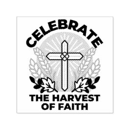 Faith Harvest Celebration – Inspirerend kunst Zelfinktende Stempel