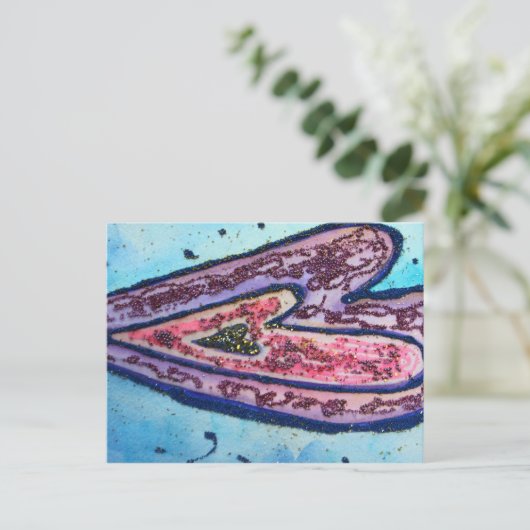 Faith Heart Briefkaart (Staand voorkant)