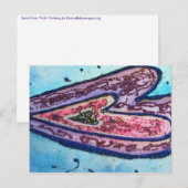 Faith Heart Briefkaart (Voorkant / Achterkant)