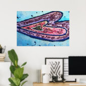 Faith Heart Poster Print (Thuiskantoor)