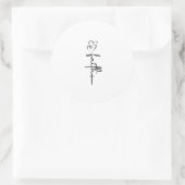 Faith Hearts & Cross Christelijk Faith Design Ronde Sticker (Tas)