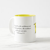 Faith Hebrews 11:1 Coffee Mok (Voorkant links)