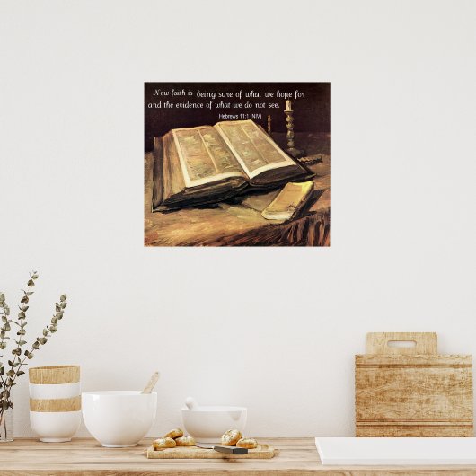 Faith_hebrews 11:1 poster (Keuken)