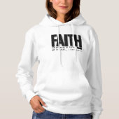 Faith Hoodie Christelijk Sweatshirt met Bijbelvers (Voorkant)