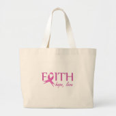 Faith, hoop, liefde grote tote bag (Voorkant)