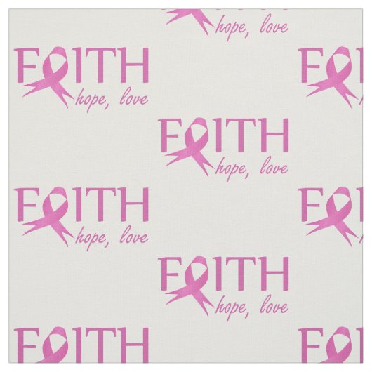 Faith, hoop, liefde stof (Swatch)