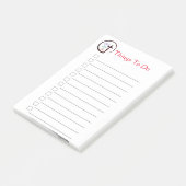 Faith Hop Love Cross Post-it® Notes (Schuin)