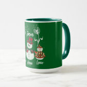 Faith, Hope, and Love: A Snowman Christmas  Mok (Voorkant rechts)