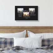 Faith, Hope and Love floral canvas (Insitu (Slaapkamer))