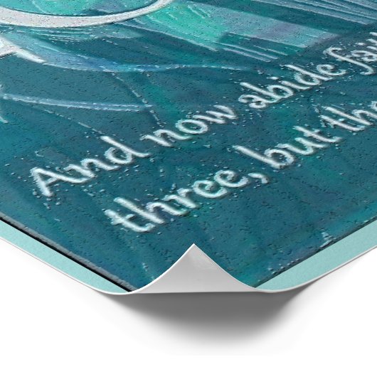 Faith, Hope and Love Poster (Hoek)