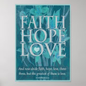 Faith, Hope and Love Poster (Voorkant)