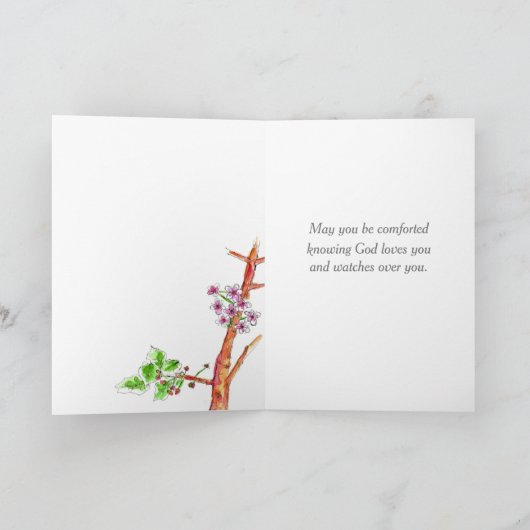 Faith Hope Bijbel Scripture Romans 15 Religious Kaart (Binnen)