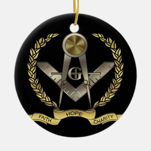 Faith, Hope, Charity Keramisch Ornament (Voorkant)