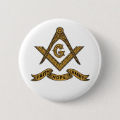 Faith Hope Charity Masonic emblem Button (Voorkant)