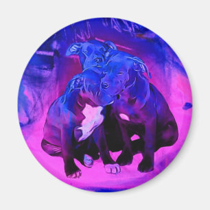 Faith Hope & Charity, Misbruik Pit Bull Dogs Magneet