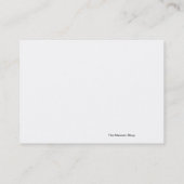 Faith, Hope, Charity Visitekaartjes (Achterkant)