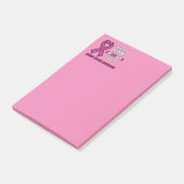 Faith Hope Courage Love... Breast Cancer Post-it® Notes (Schuin)